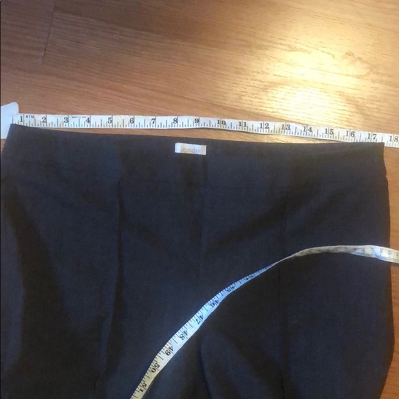LAUNDRY BY SHELLI SEGAL Gray Side zip pants size 10 work wear ships same day - Picture 6 of 9